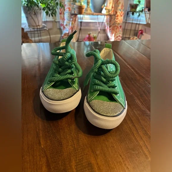 NEW Chosen steps green sparkly toes - Picture 5 of 8